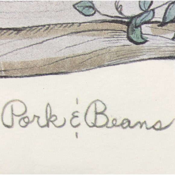Eileen Hayes Pigs Art Print Titled Pork and Beans Vintage Pencil Signed & FRAMED - Picture 7 of 12